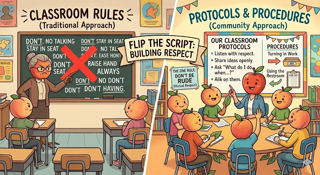 To Rule or Not to: The Great Debate of Classroom Rules vs.&nbsp;Protocols